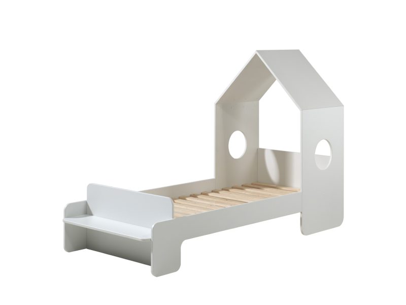 Casami lot avec lit (90x200cm) et armoire avec une porte en menthe - Image 3