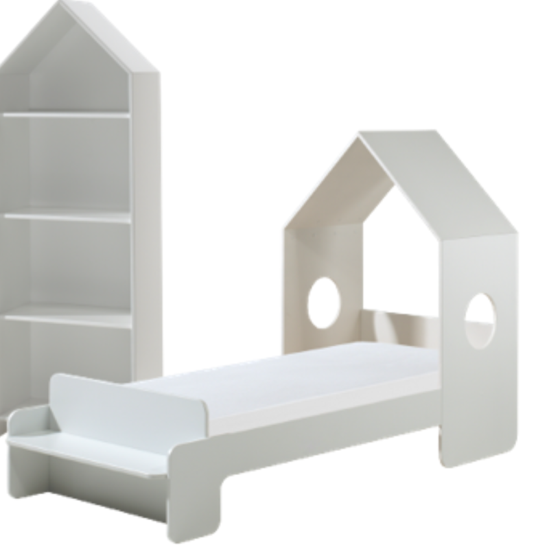 Casami lot avec lit (90x200cm) et armoire sans porte
