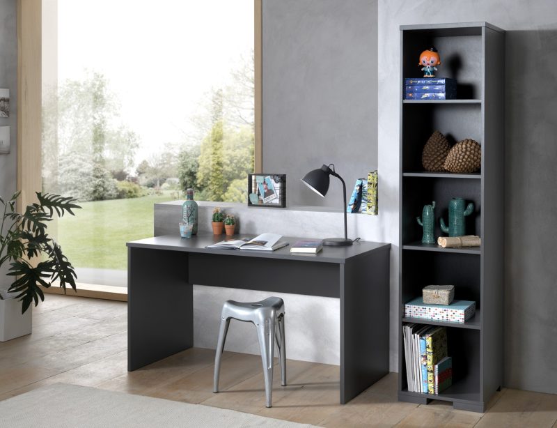 London lot avec bureau et bibliothèque en anthracite - Image 2