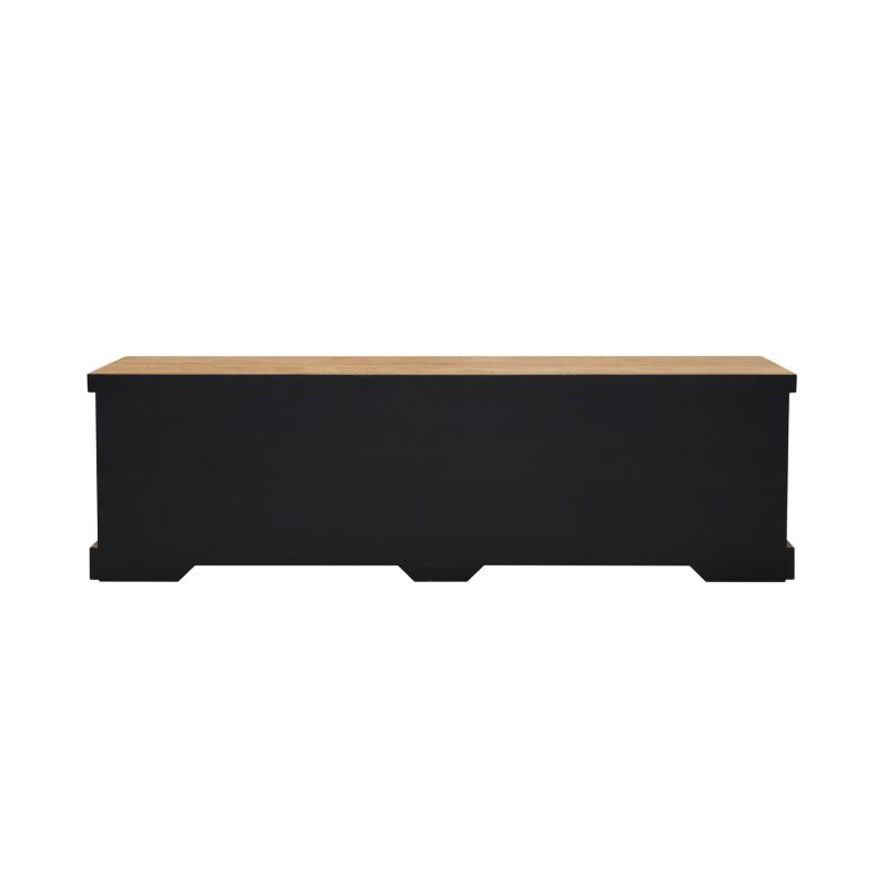 Meuble tv avec portes et tiroir / compartiment ouvert - Image 4