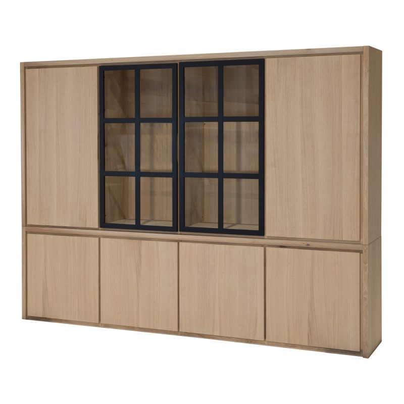 Vitrine en chêne avec éclairage à led - Image 2