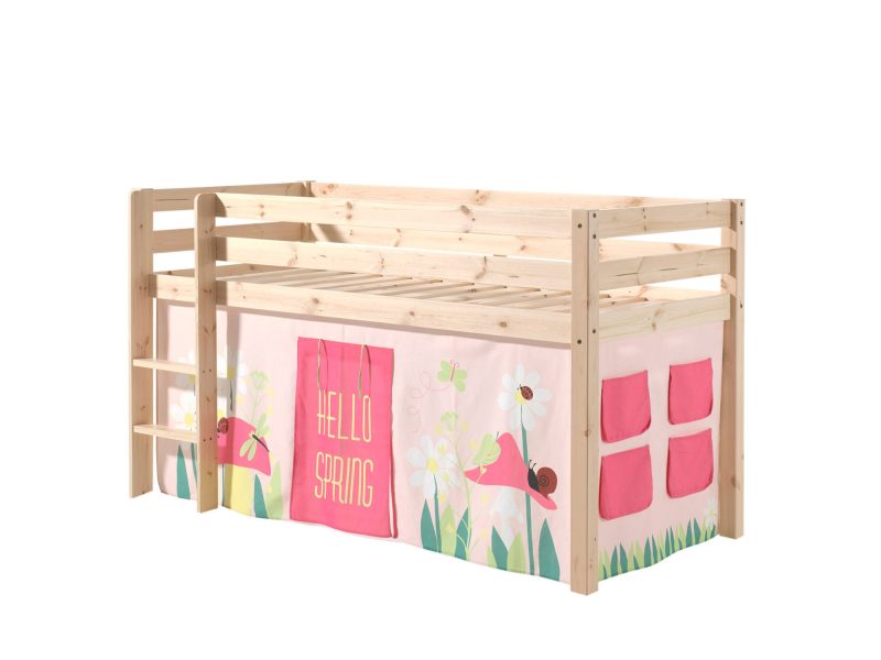 Lot pino avec lit compact nature et housse spring