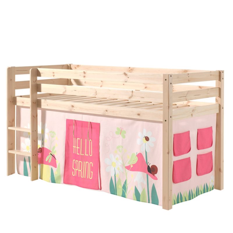 Lot pino avec lit compact nature et housse spring