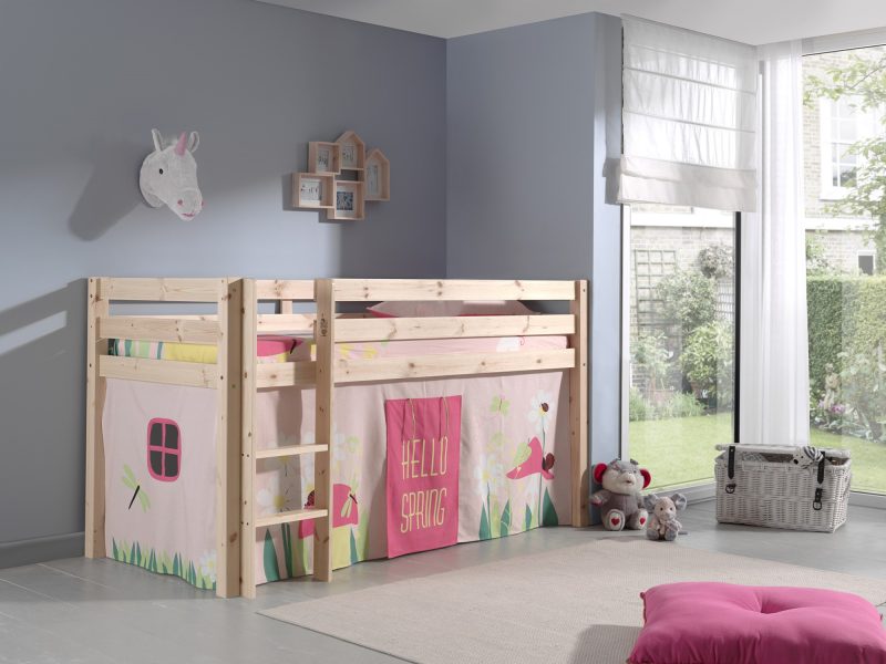 Lot pino avec lit compact nature et housse spring - Image 2