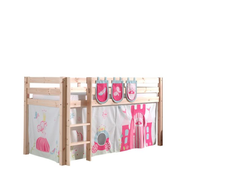 Pino avec lit compact nature, housse princesse et 3 sachets princesse
