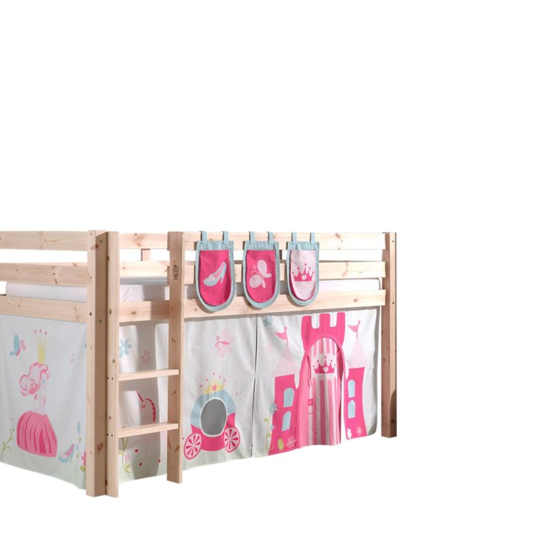 Pino avec lit compact nature, housse princesse et 3 sachets princesse