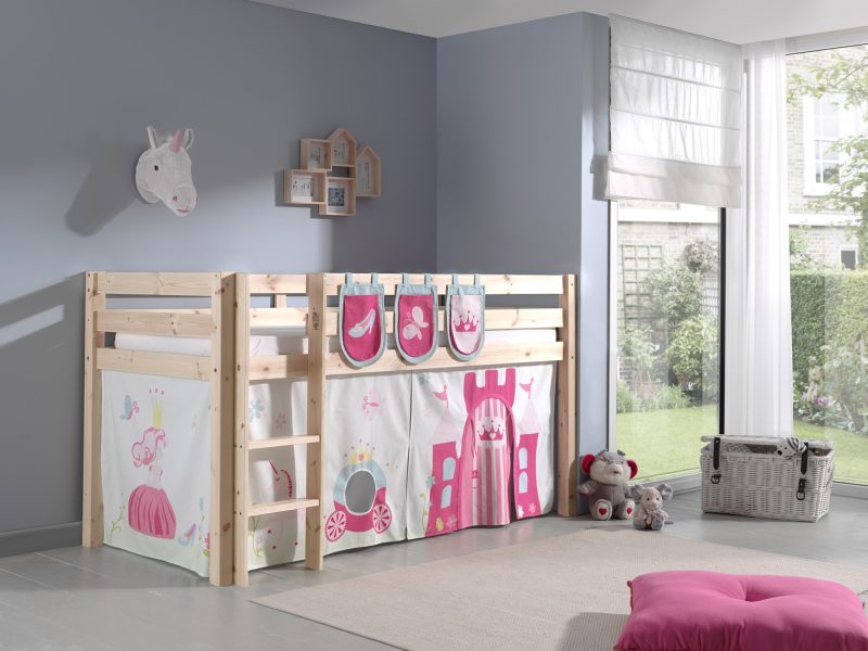 Pino avec lit compact nature, housse princesse et 3 sachets princesse - Image 2
