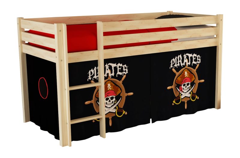 Pino lot avec lit compact nature et housse pirates