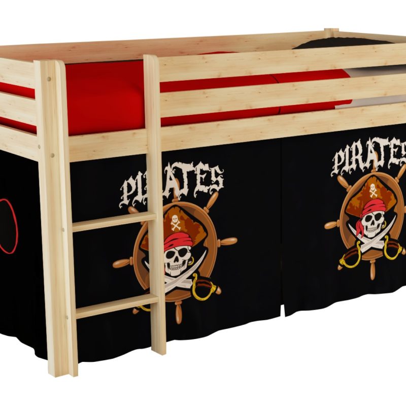 Pino lot avec lit compact nature et housse pirates
