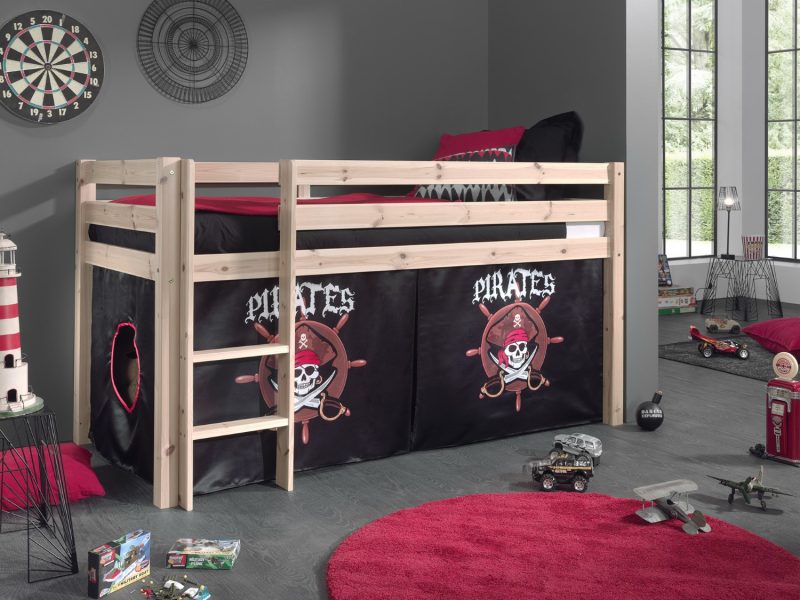 Pino lot avec lit compact nature et housse pirates - Image 2