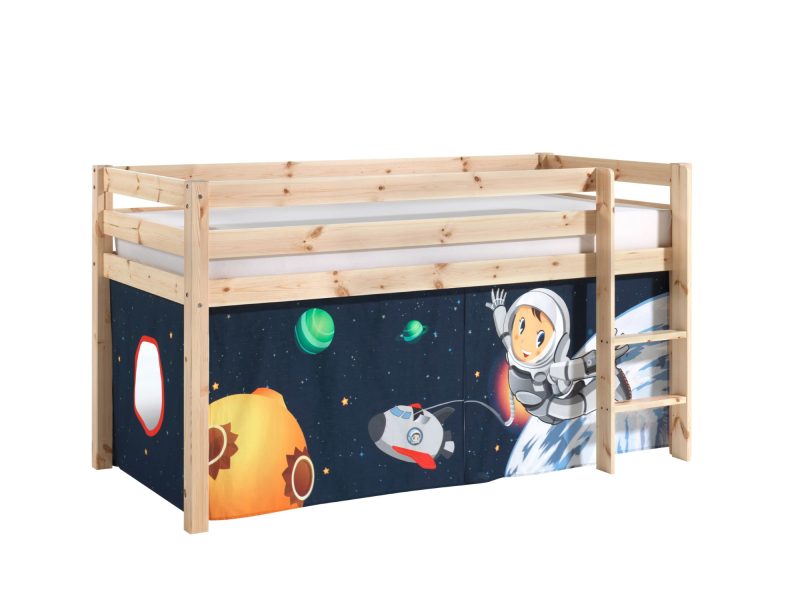 Pino lot avec lit compact nature et housse space