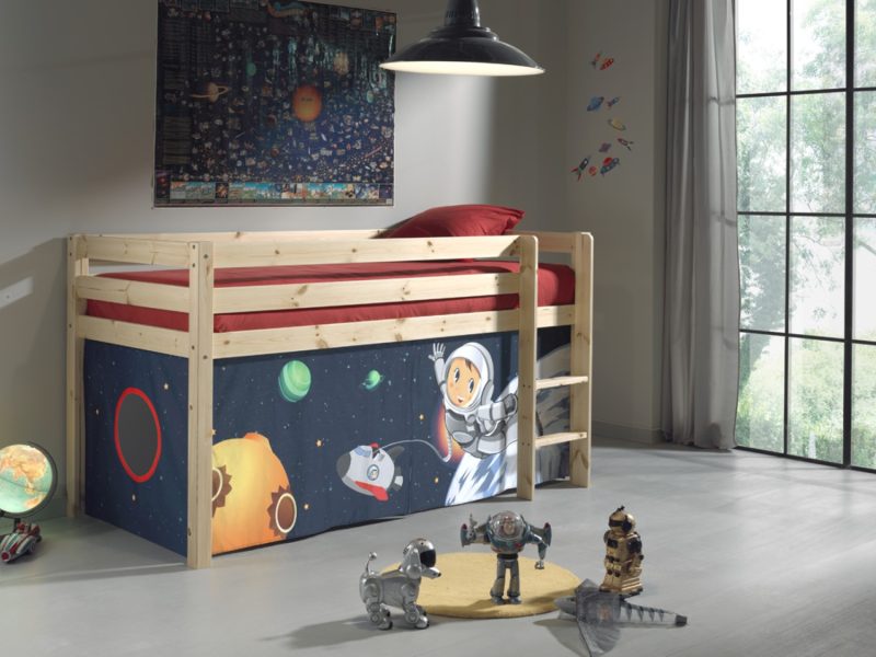 Pino lot avec lit compact nature et housse space - Image 2