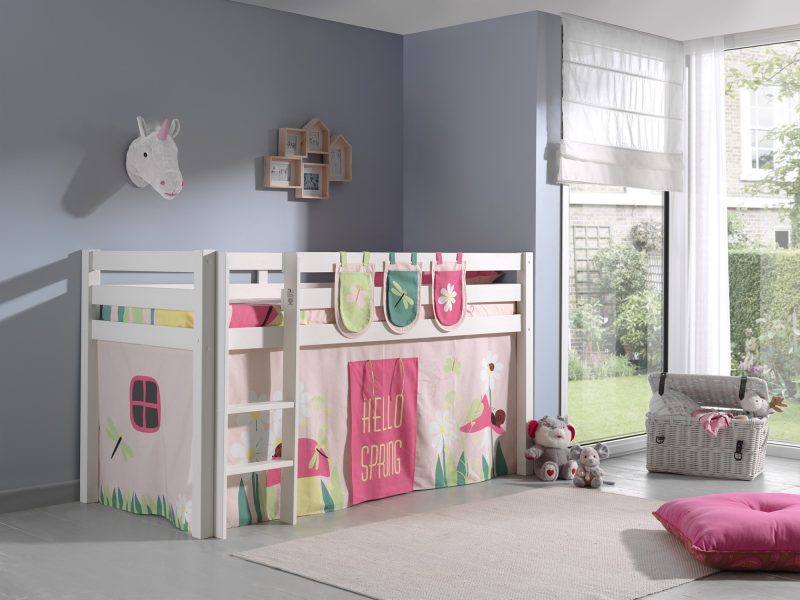 Pino lot avec llit compact blanc, housse spring et 3 sachets spring - Image 2