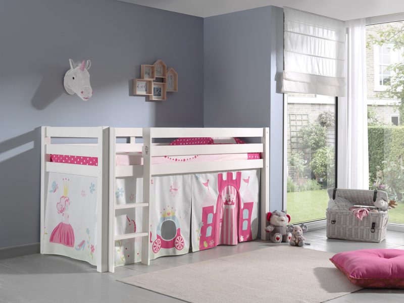 Pino lot avec lit compact blanc  et housse princesse - Image 3