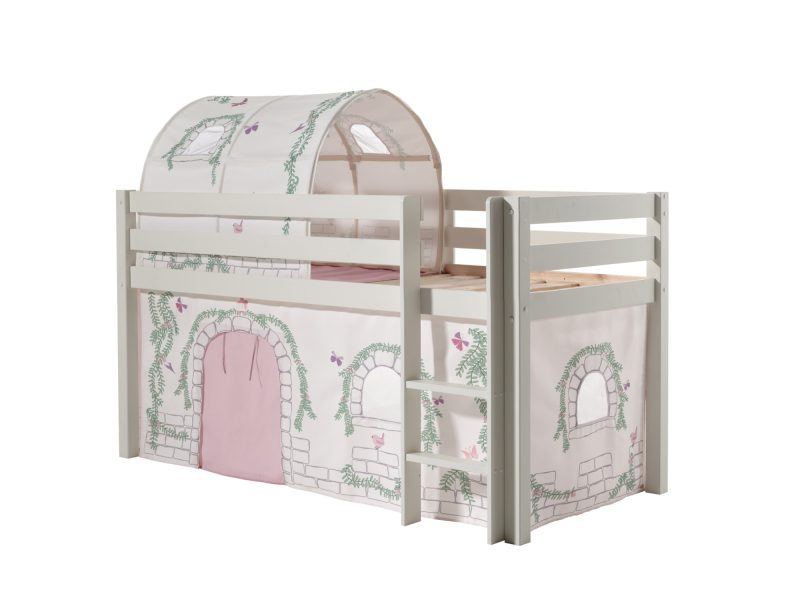 Pino lot avec lit compact blanc, housse birdy et tunnel birdy