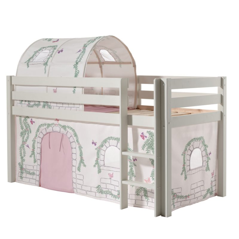 Pino lot avec lit compact blanc, housse birdy et tunnel birdy