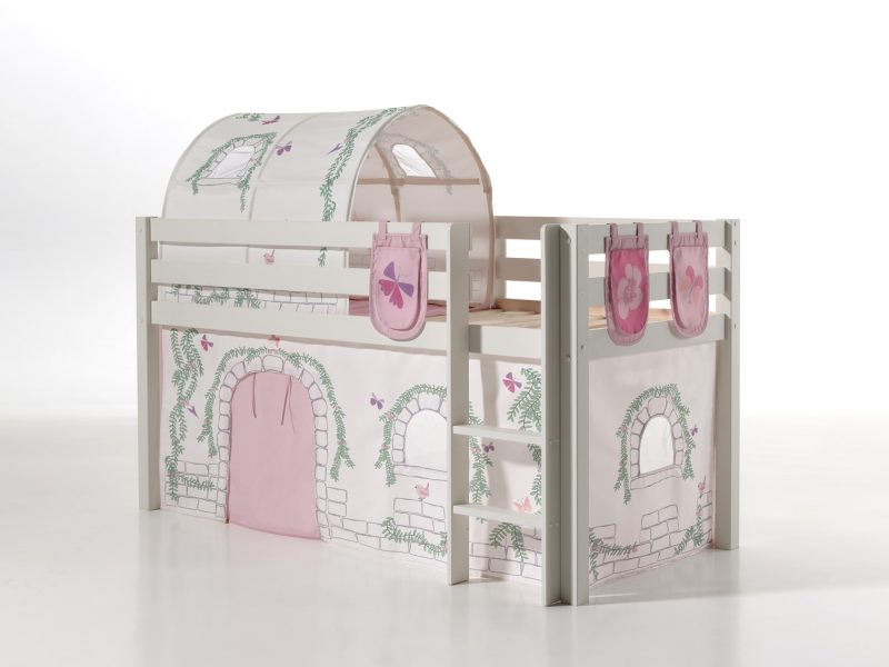 Pino lot avec lit compact blanc, housse birdy, 3 sachets et tunnel birdy