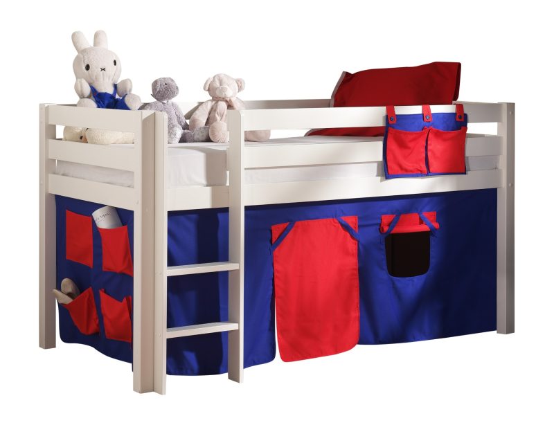 Pino lot avec lit compact blanc et housse domino