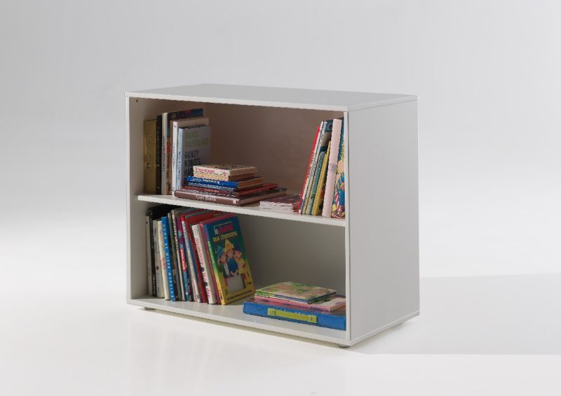 Pino bibliothèque/lit mezzanine blanc - Image 2