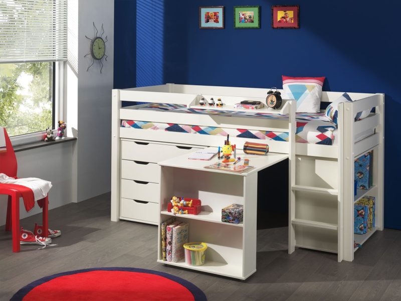 Pino commode 4 tiroirs blanc - Image 2