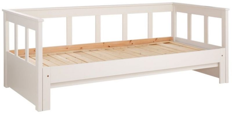 Pino lit amouvable blanc