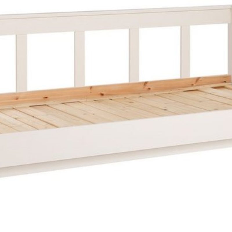 Pino lit amouvable blanc