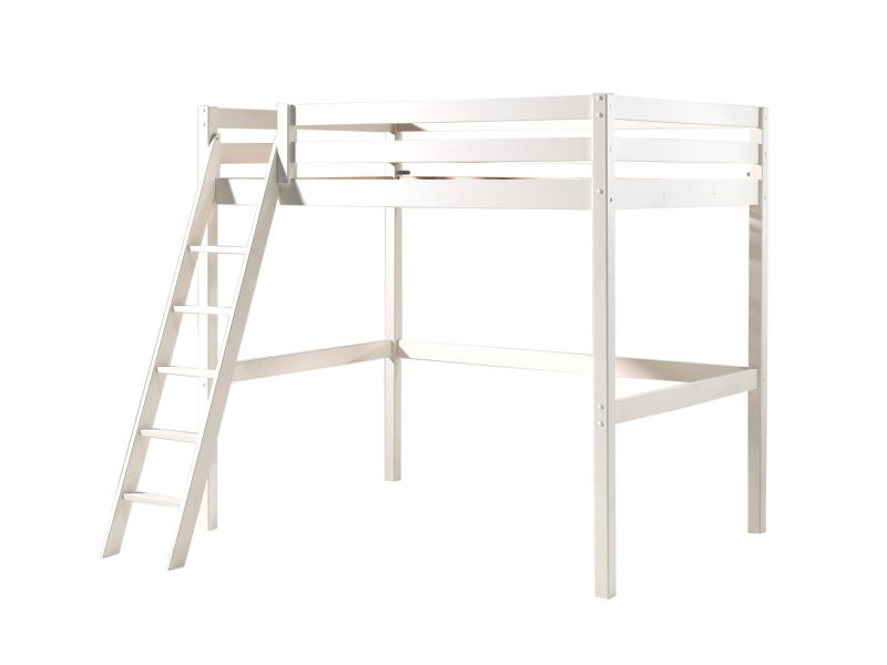 Pino mezzanine 140x200cm blanc