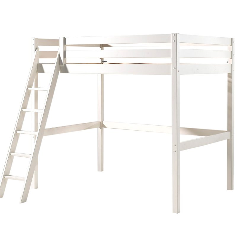 Pino mezzanine 140x200cm blanc