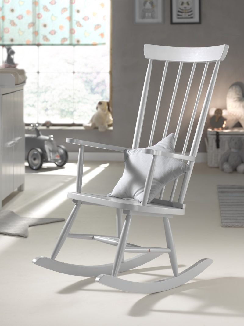 Rocky chaise a bascule gris - Image 2