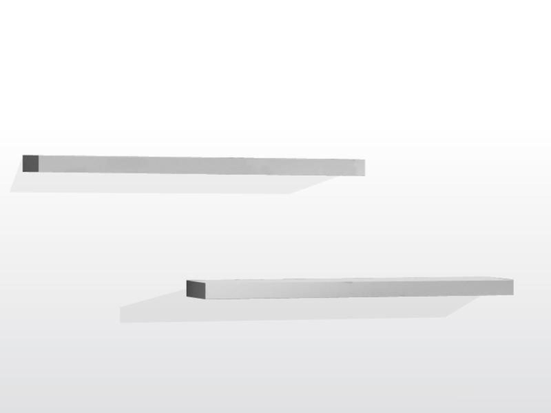 Robin  2 étagères blanc (2pcs)