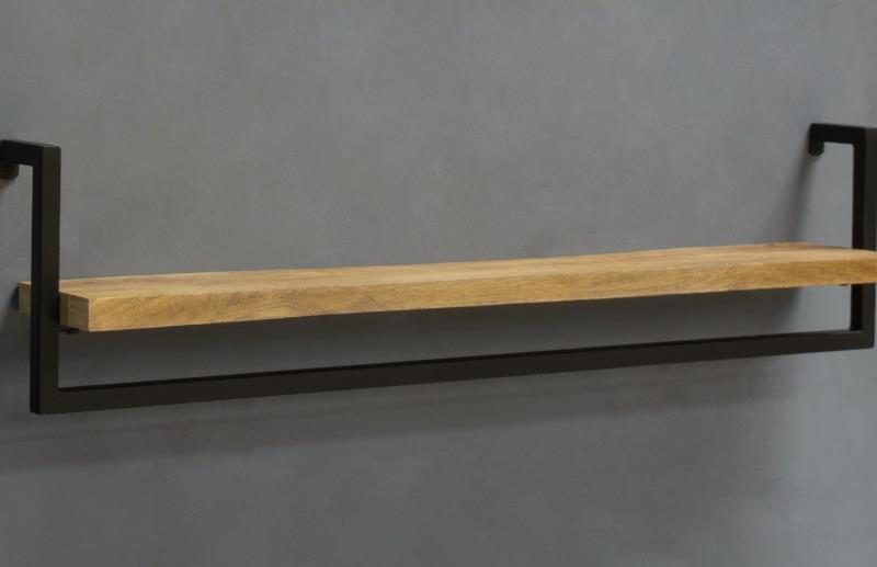 Étagère suspendue bois de manguier