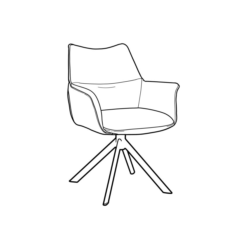 Fauteuil pivotant confortable - Image 5