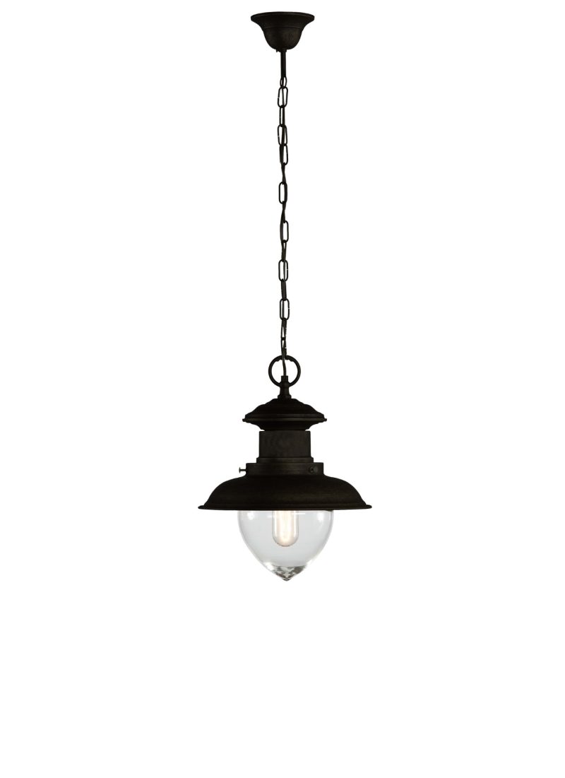 Lampe pendante fischerman version noire