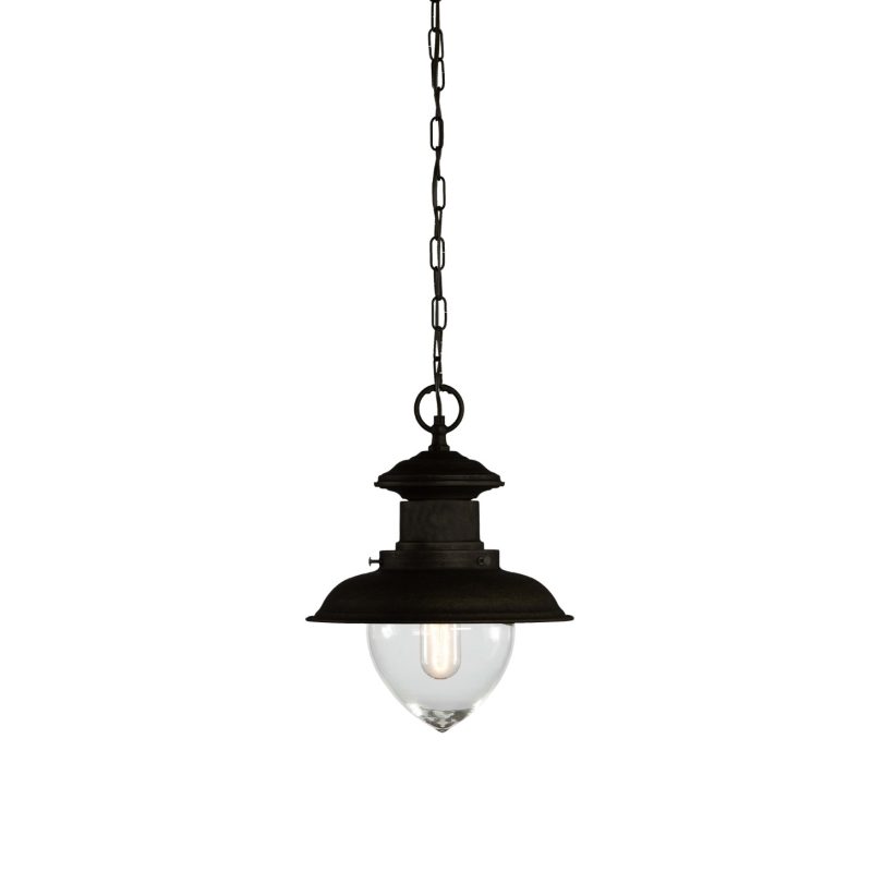 Lampe pendante fischerman version noire