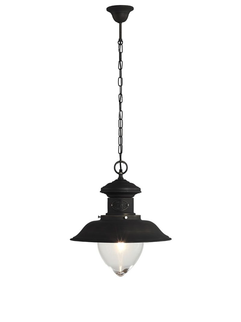 Lampe pendante fischerman version bronze foncé