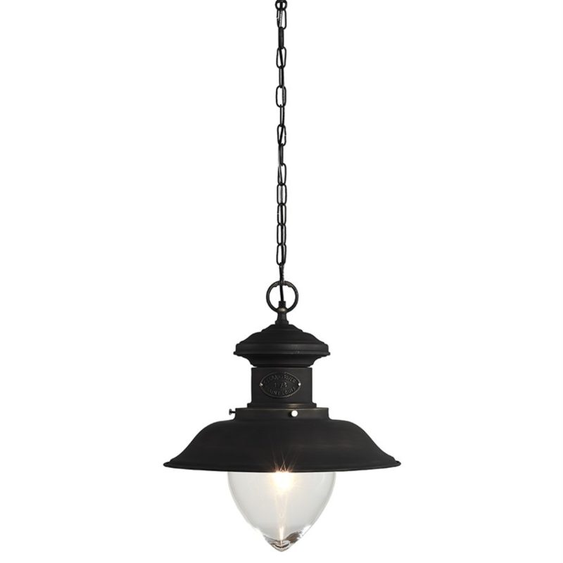 Lampe pendante fischerman version bronze foncé