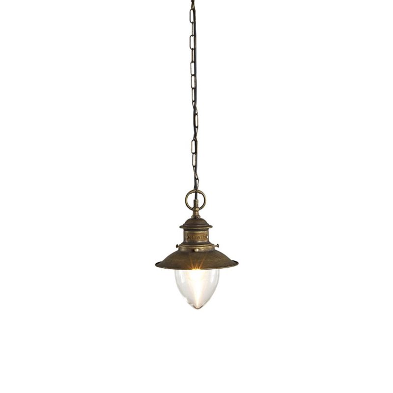 Lampe suspendue d'extérieur style rustique