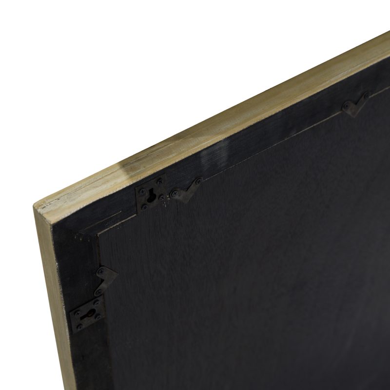 Miroir en vieux pin, finition olive - Image 4
