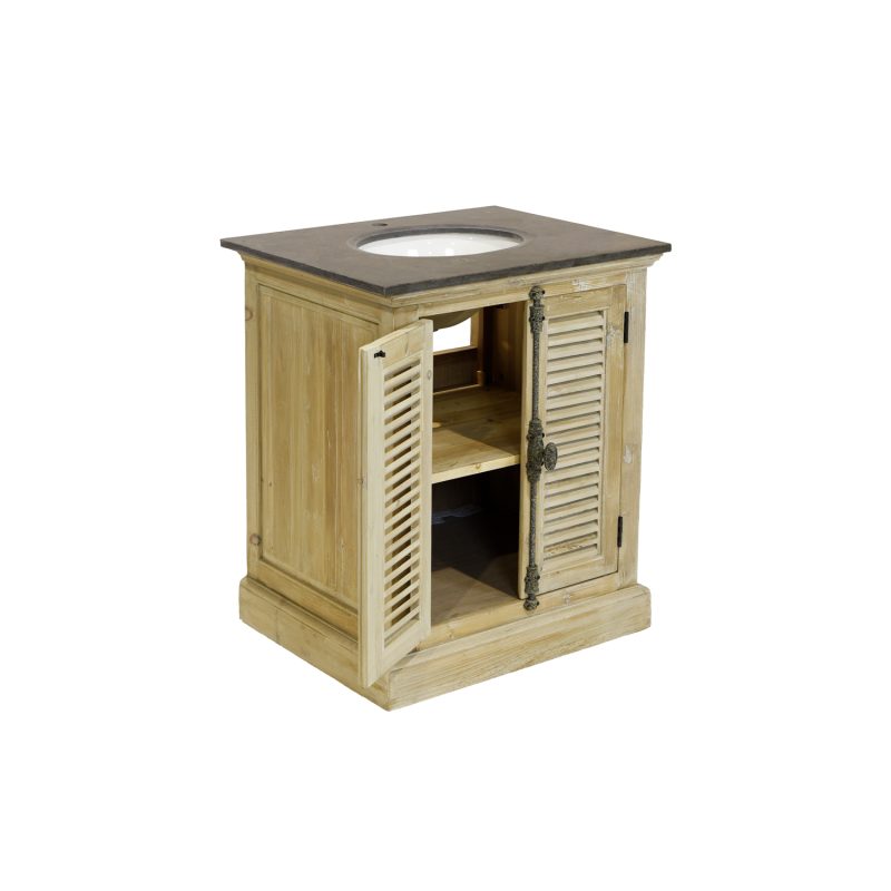 Meuble de salle de bain avec une vasque 75cm tudor - Image 4