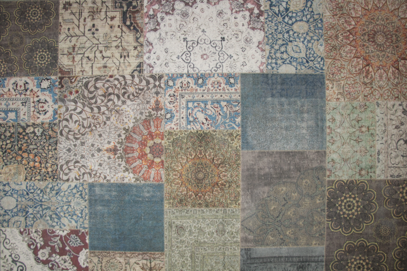 Tapis rétro patch99 couleur 68x120cm