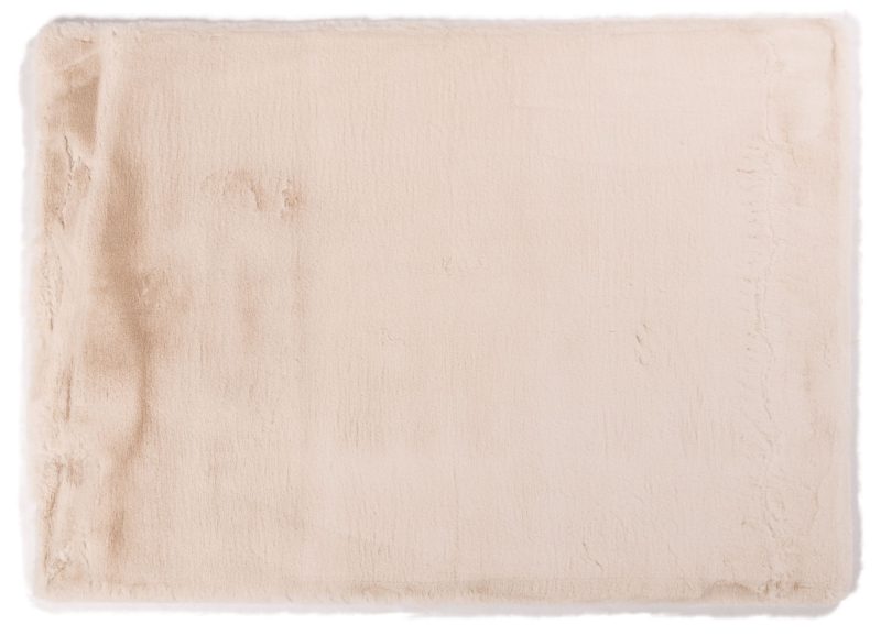 Tapis super doux à poils hauts 10off blanc 120x170cm