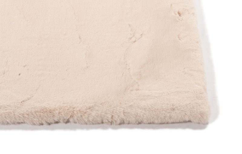 Tapis super doux à poils hauts 12 crème 70x140cm - Image 2