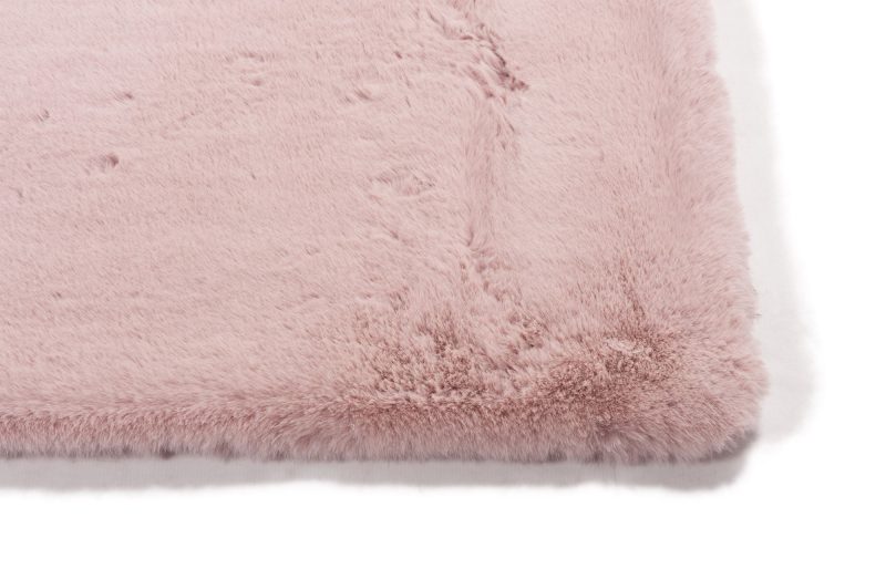 Tapis super doux à poils longs 42 rose 160x230cm - Image 2