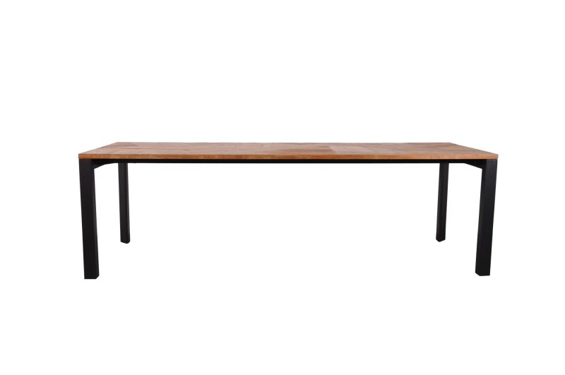 Table de repas (250 x 100cm) zigzag teck, collection jack