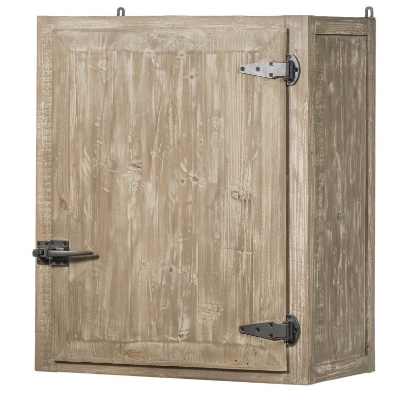 Armoire mural pin recyclé 1 porte gauche - Image 2