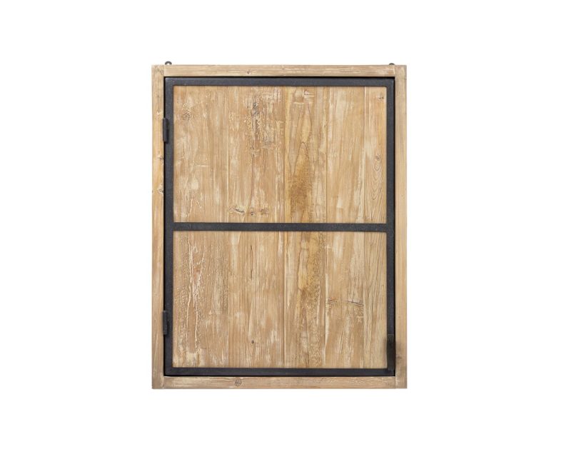 Armoire mural pin recyclé cadre metal 1 porte droite