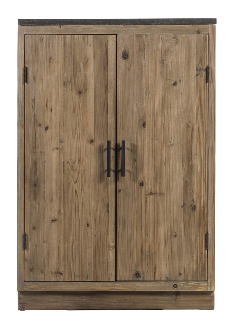 Meuble de cuisine pin nature 2 portes