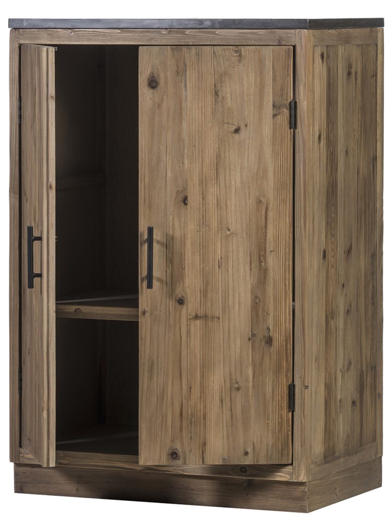 Meuble de cuisine pin nature 2 portes - Image 3