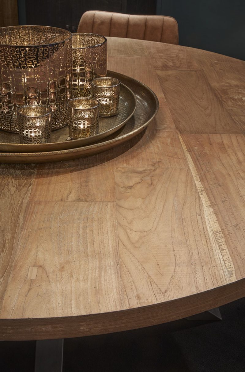 Table à diner linda  piètement métal (ø 150cm) - Image 4
