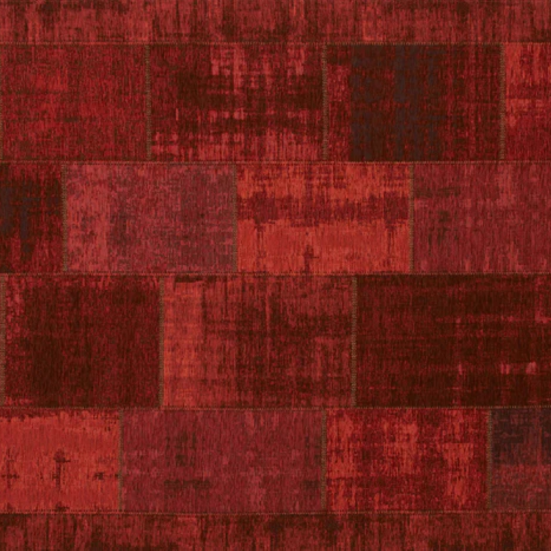 Tapis vintage45 rouge 80x150cm